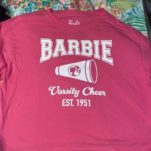 Barbie cheer shirt